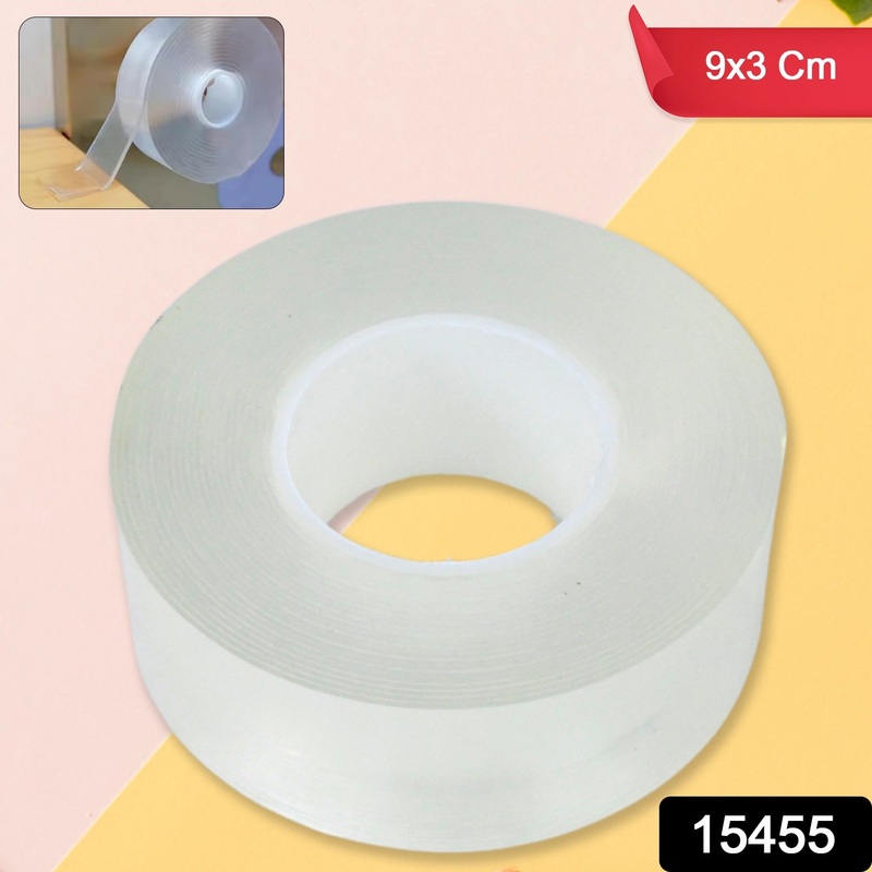 Sticky Double Sided Tape Washable Adhesive Tape Reusable (93 Cm / 1 Pc)