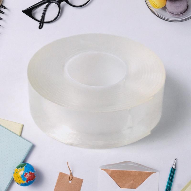 Sticky Double Sided Tape Washable Adhesive Tape Reusable (Thick / 6.53 Cm / 1 Pc)
