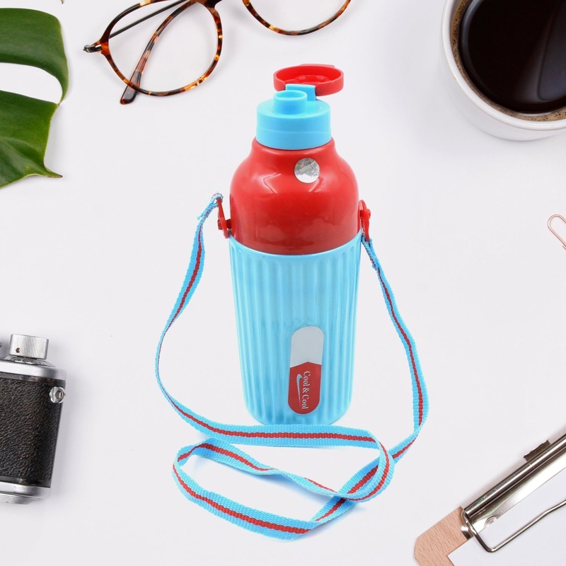 0400 Plastic Sports Insulated Water Bottle with Dori Easy to Carry High Quality Water Bottle, BPA-Free & Leak-Proof! for Kids’ School, For Fridge, Office, Sports, School, Gym, Yoga (1 Pc 500ML)