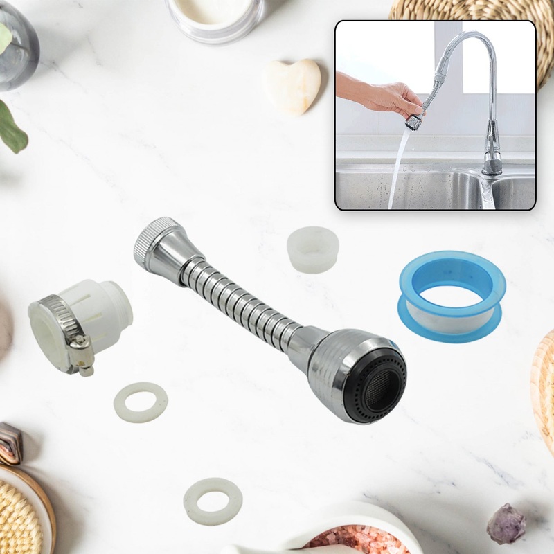 0550  Tap Spray Head Kitchen Faucet Extender Universal Faucet Spray Head Adapter Faucet Sprayer Attachment Jaywayne Kitchen Faucet Sprayer Movable Kitchen Faucet Head 360 Rotatable Anti -Splash Tap Water Saving Faucet for Kitchen (1 Pc)