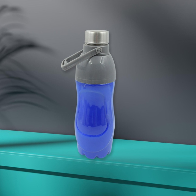 6277 Plastic Sports Insulated Water Bottle with Handle Easy to Carry High Quality Water Bottle, BPA-Free & Leak-Proof! for Kids’ School, For Fridge, Office, Sports, School, Gym, Yoga (1 Pc Mix Color)