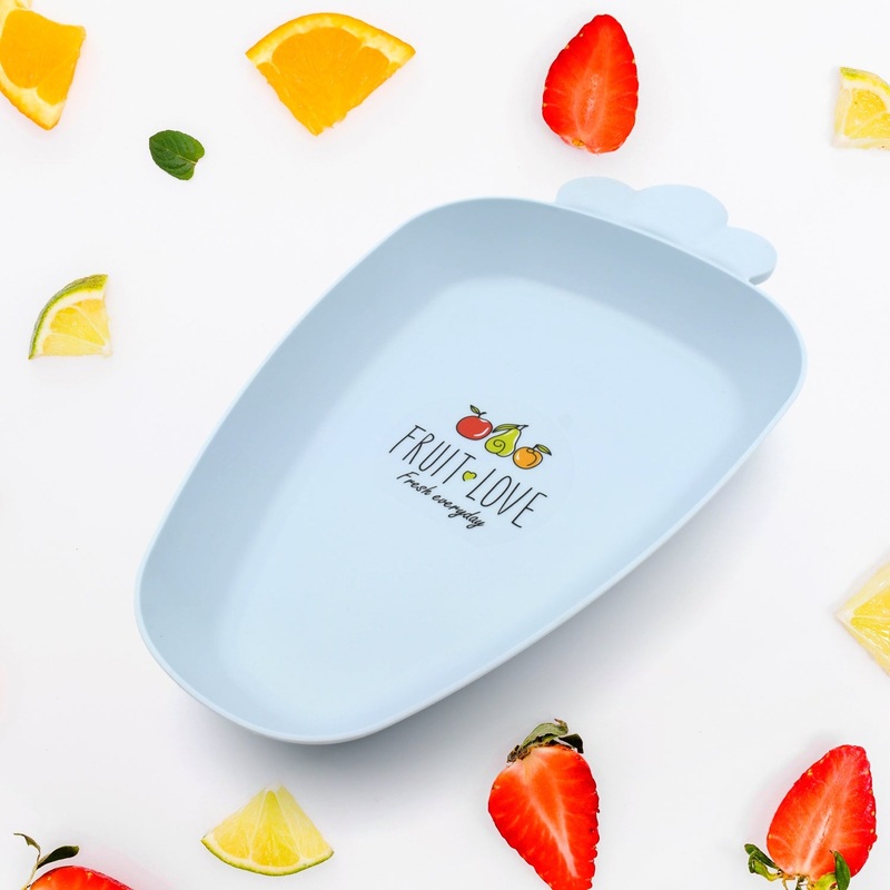 5549 Carrot Shape Plate Dish Snacks / Nuts / Desserts Plates for Kids, BPA Free, Childrens Food Plate, Kids Bowl, Serving Platters Food Tray Decorative Serving Trays for Candy Fruits Dessert Fruit Plate, Baby Cartoon Pie Bowl Plate, Tableware (1 Pc)