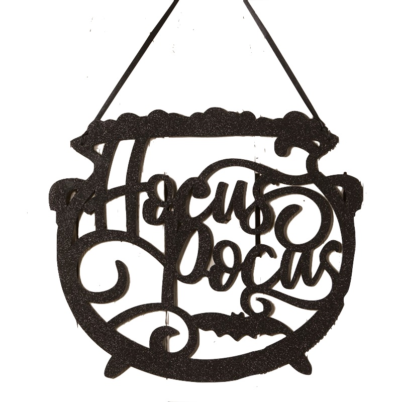 HOCUS POCUS CAULDRON WALL HANGING