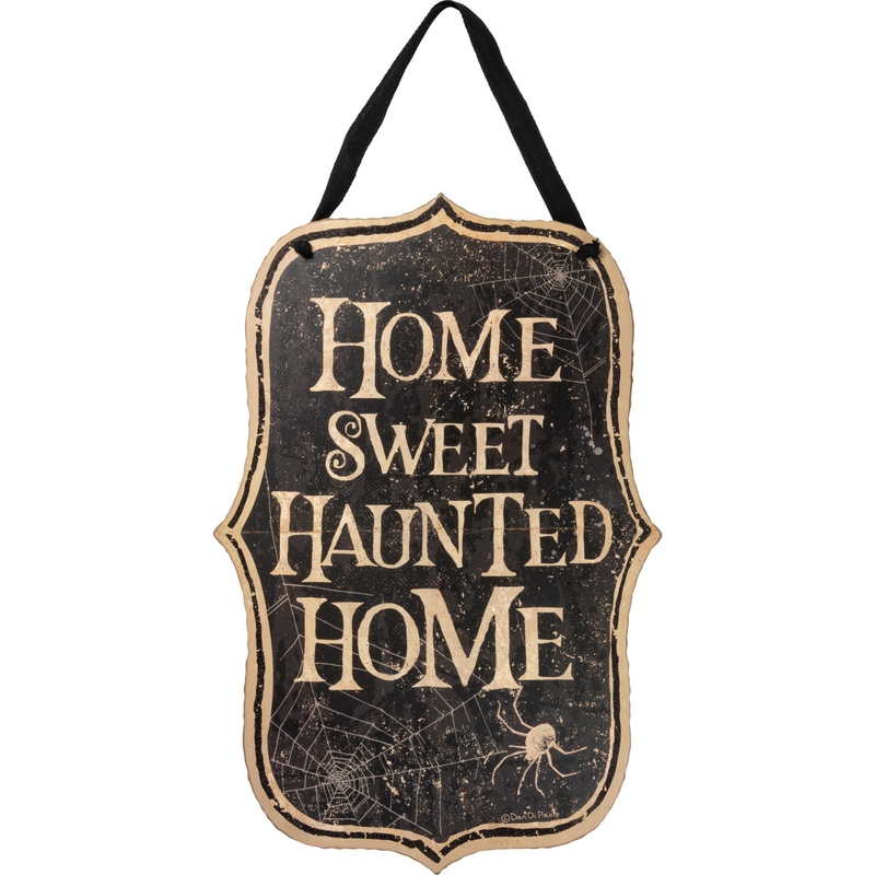 HOME SWEET HAUNTED HOME WALL DECOR