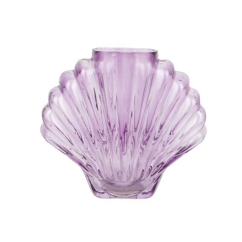 LILAC SEA SHELL VASE