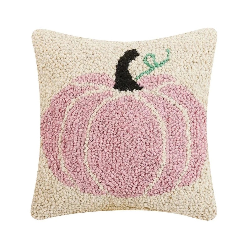 PINK PUMPKIN HOOK PILLOW