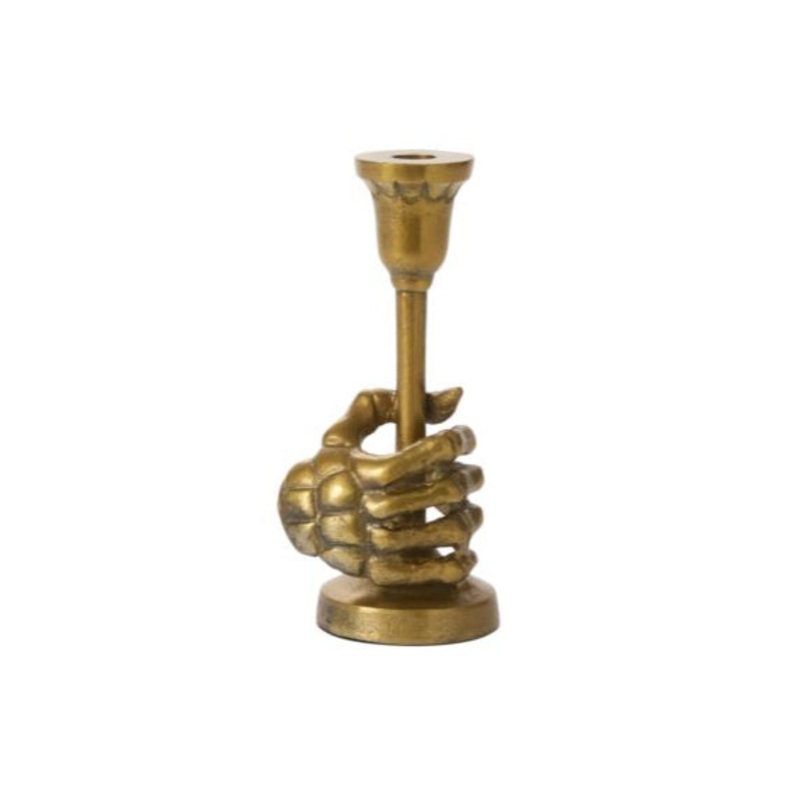 SKELETON TAPER CANDLE HOLDER