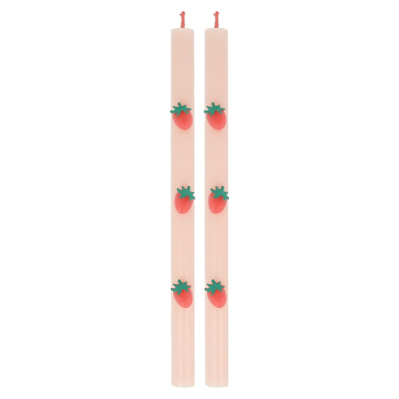 STRAWBERRY TABLE CANDLES