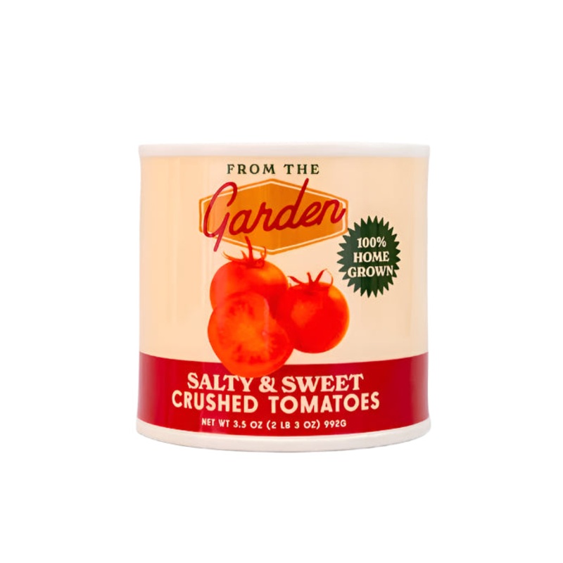 TOMATO CAN CERAMIC VASE