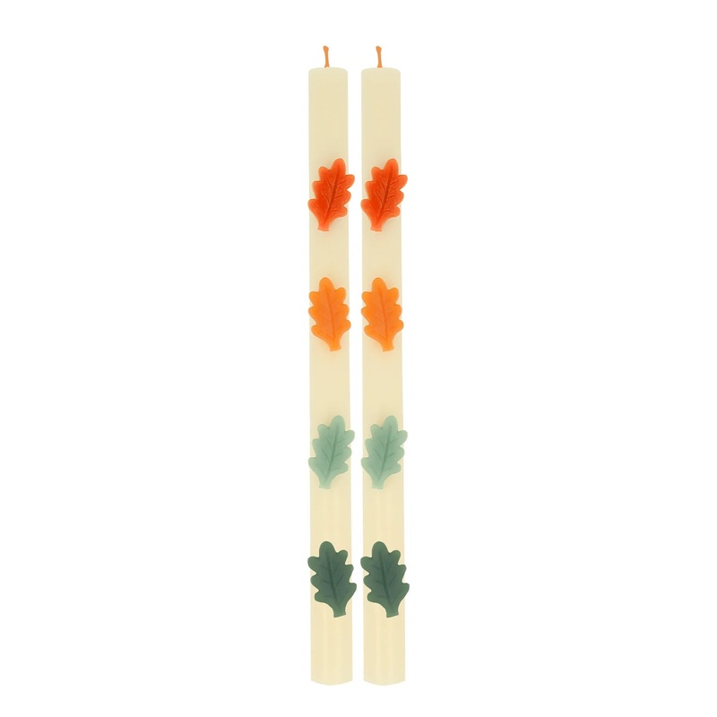 AUTUMN LEAF TABLE CANDLES