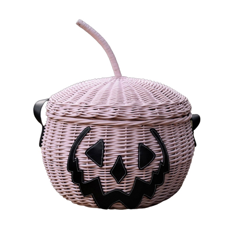 PINK JACK-O-LANTERN PICNIC BASKET