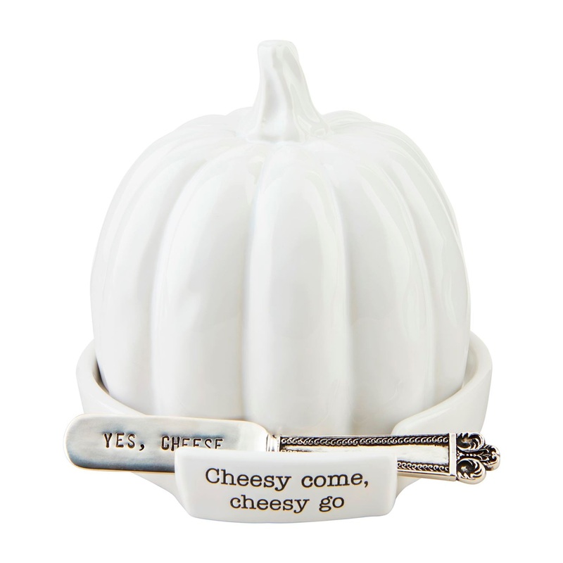 PUMPKIN CHEESE BALL CLOCHE SET
