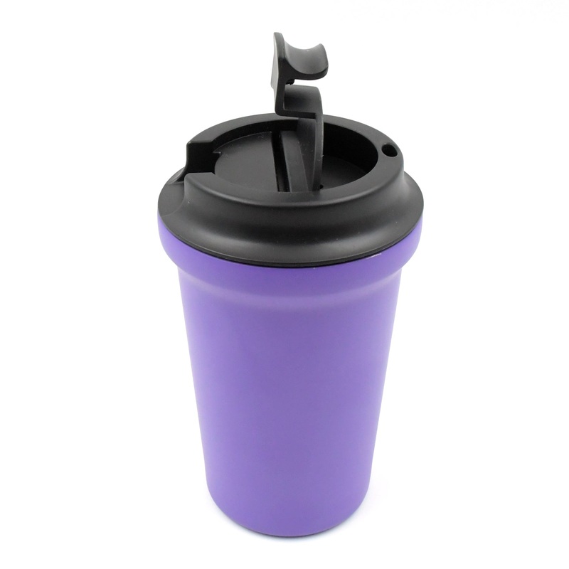 Stainless Steel Vacuum Insulated Coffee Cup (1 Pc) – Travel Mug, Leak Proof Lid