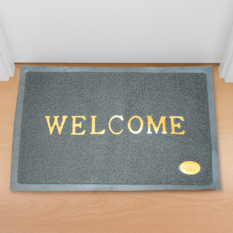 Welcome Door Mat for Home Entrance Outdoor Mat Anti Slip Heavy Duty and Waterproof | Easy to Clean for Entry For Bedroom, Living Room (23×15 Inch)