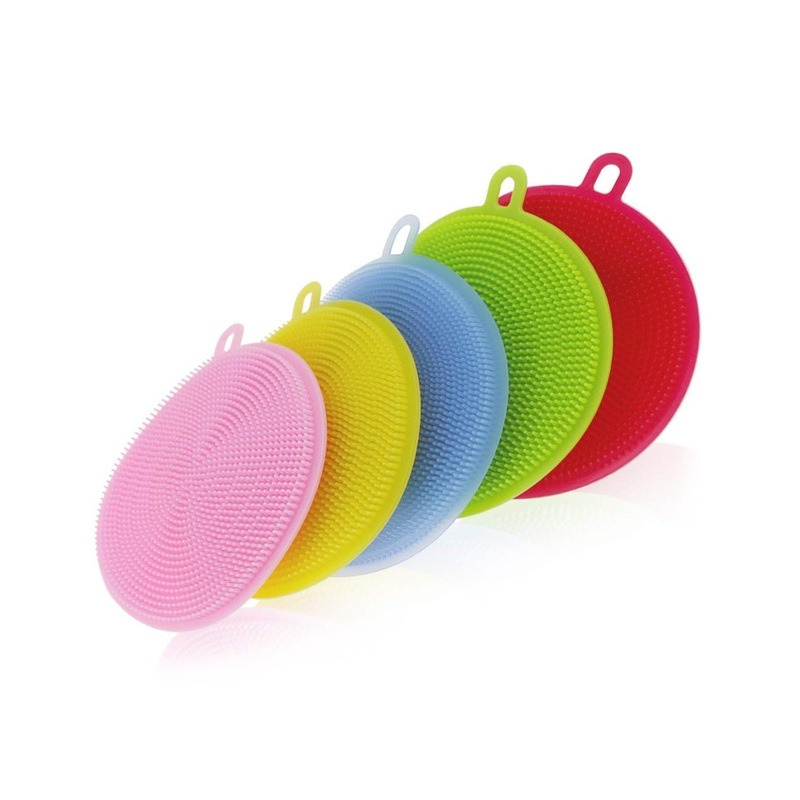 Silicone Scrubber Sponges for Kitchen & Baby Care