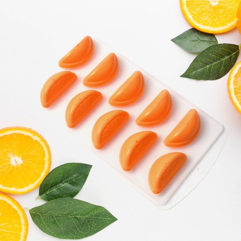 Silicone Mold Ice Cube Tray Creative Sweet Multi Type Ice Tray, Ice Cube Trays Multi Fruit Shape Ice Tray (1 Pc)