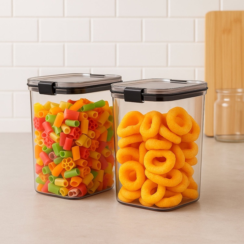 1200 ML Airtight Lock & Lock Food Storage Container Set  2 Piece