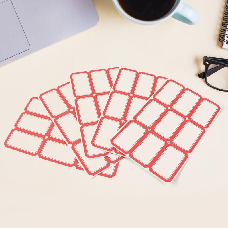 Multipurpose Blank Label Sticker Sheets  Durable Office & Home Labeling Tags  Pack of Sheets (50 Sheet Set)