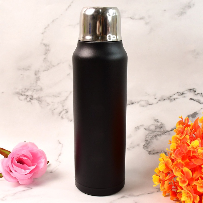 Stainless Steel Vacuum Water Bottle   Hot & Cold Insulated Flask (1000 ML Approx)