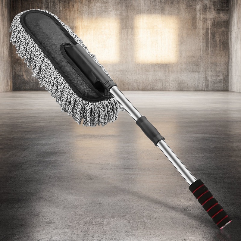 Car Dust Brush  Gentle and Efficient Cleaning Tool for Interior and Exterior (1 Pc)