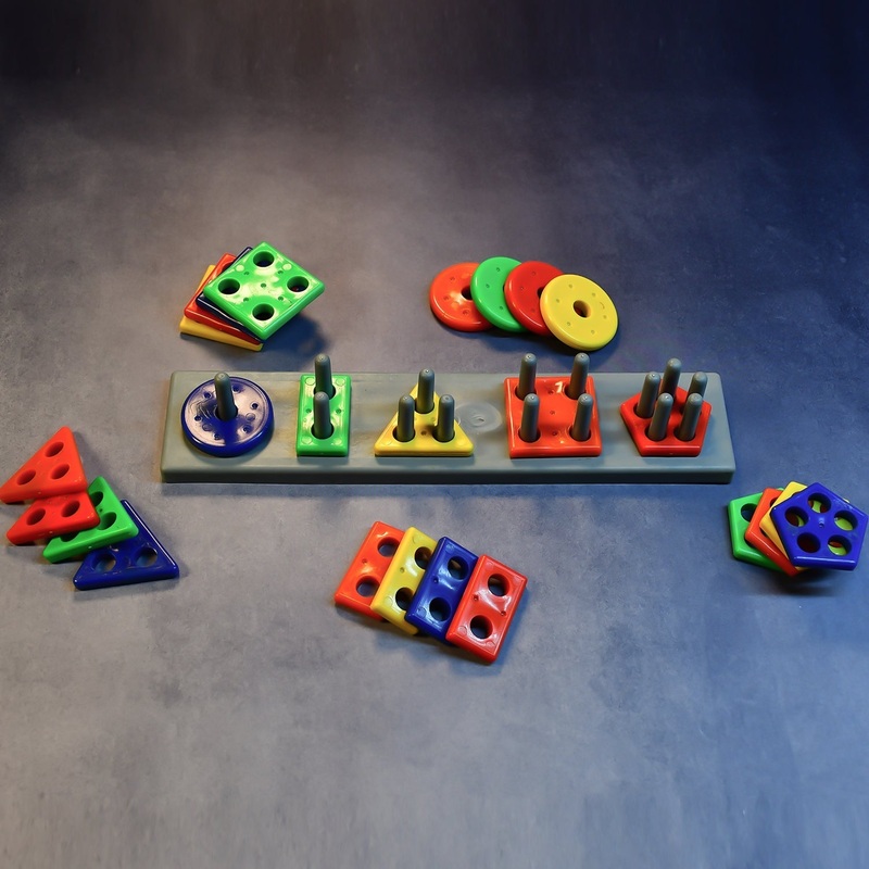 Geometric Brick with box- 5 Angle Matching Column Blocks for Kids – Preschool Educational Learning Toys.