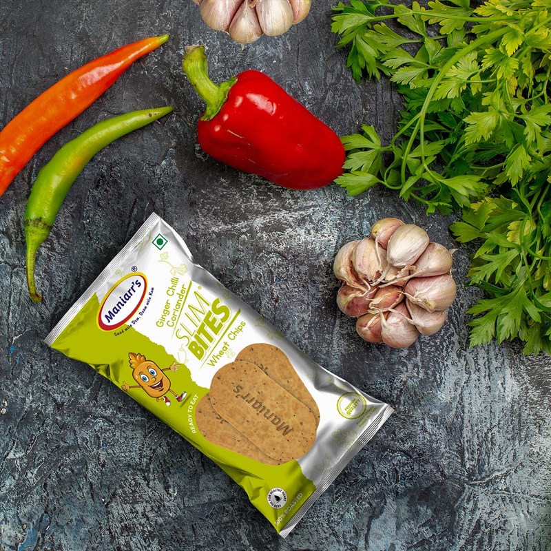 Maniarr’s Ginger Chilli Khakhra Wheat Chips (60Gm)