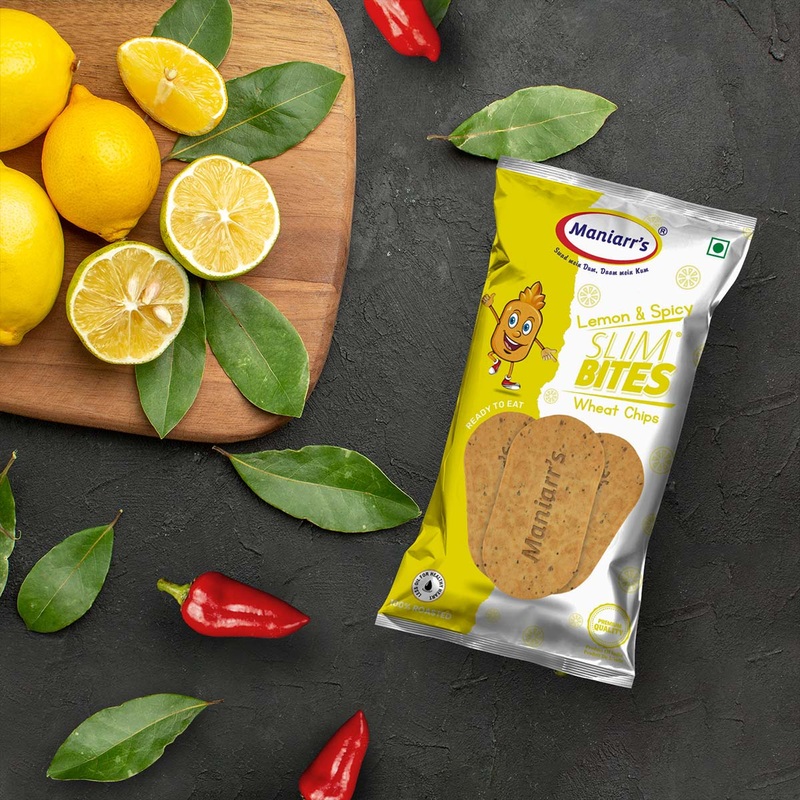 Maniarr’s Lemon & Spicy MINI – SLIM BITES (60Gm)