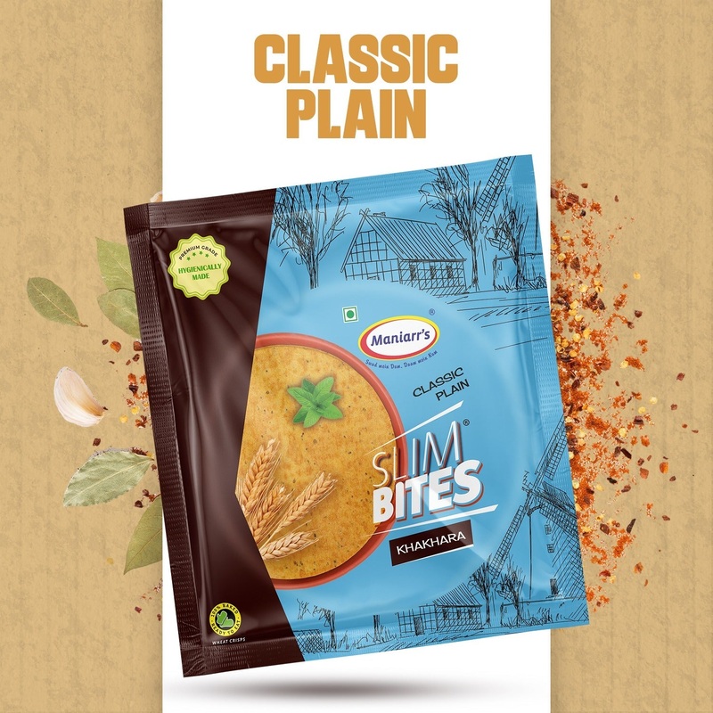 Maniarr’s Plain Khakhra Wheat Chips (200Gm)