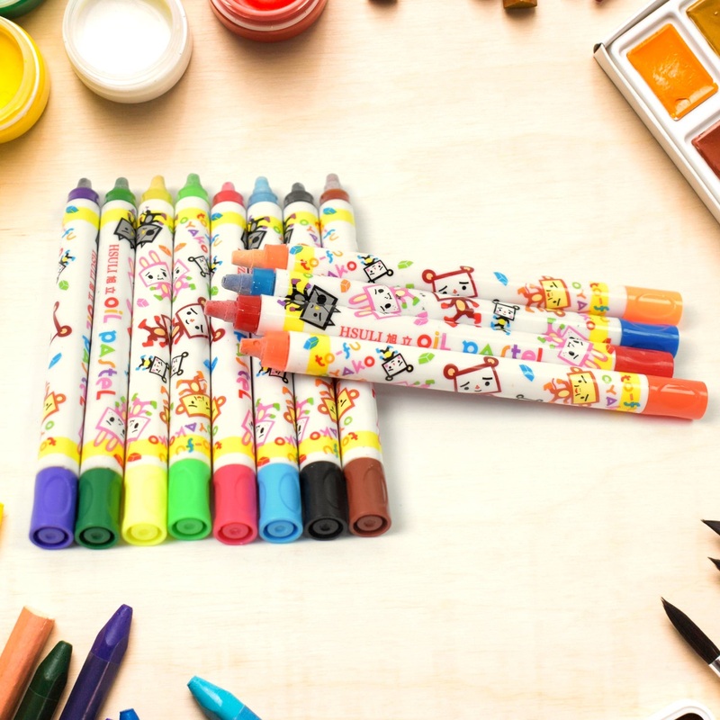 Crayons – 12 Colours Washable Testable Non-Toxic Jumbo Crayons for Toddlers