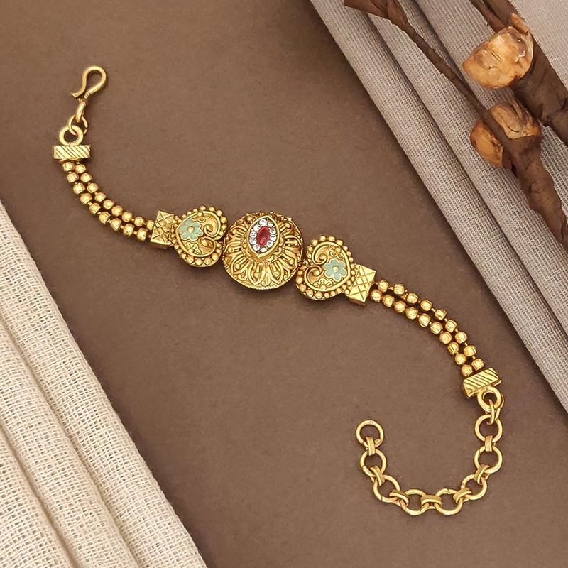 Golden Brass Bracelet  Shine with Style