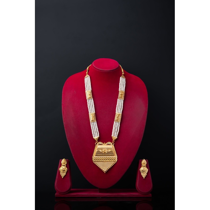 Moti Rani Har Necklace with Earring Set