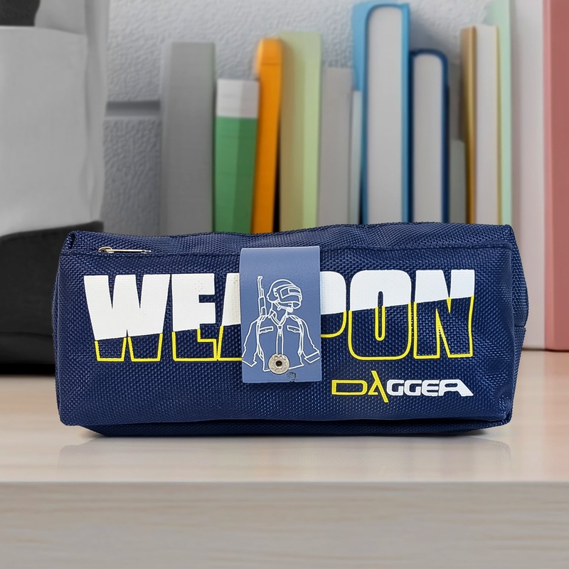 Pencil Pouch With Zipper (1 Pc / 2 Compartment )