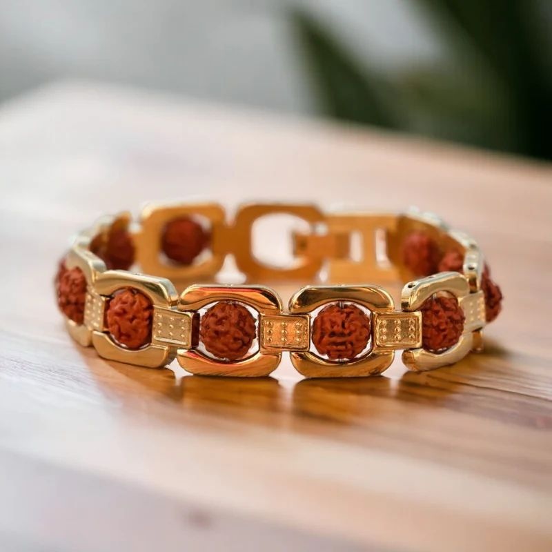 Authentic Rudraksha Bracelet  Spiritual Healing and Protection