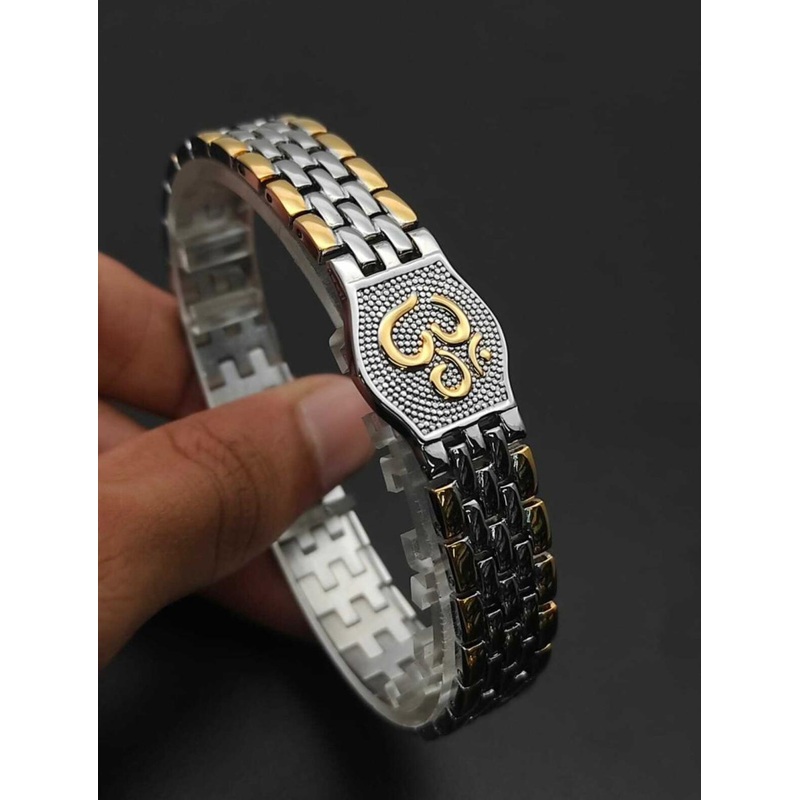 Dual-Color Bracelet Style Om