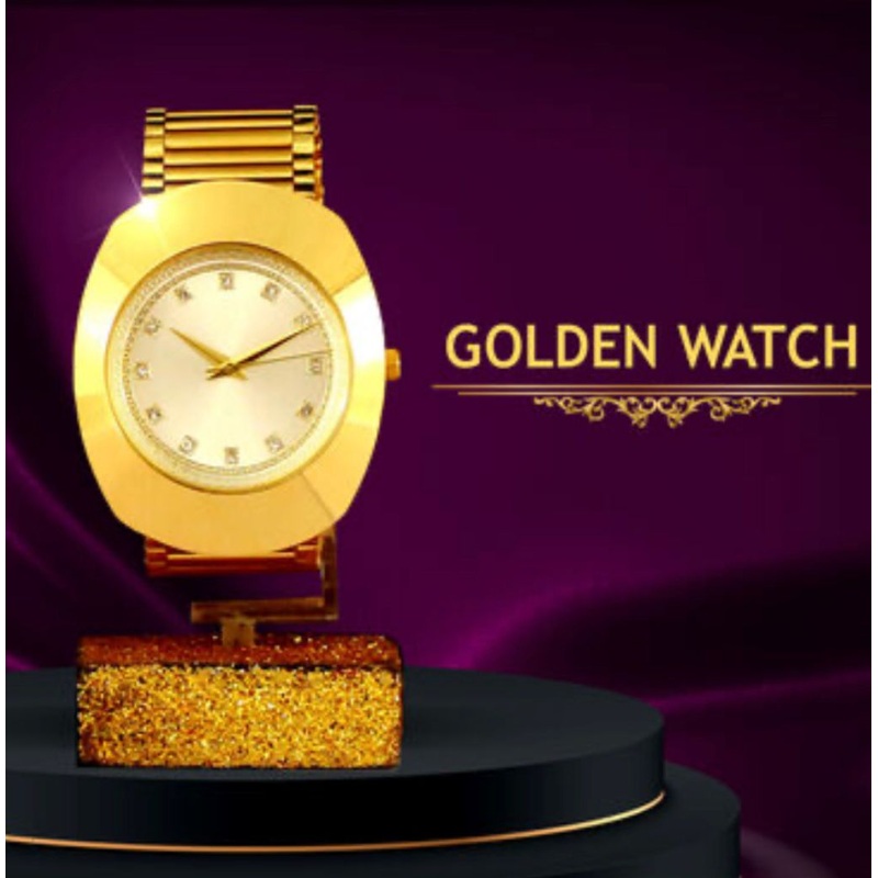 Elegant Gold-Plated Watch  Timeless Luxury & Style
