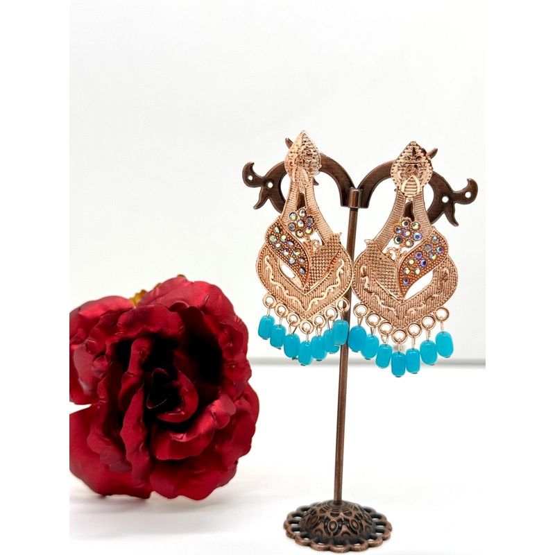 Gleaming Diamond Jhumka Earrings