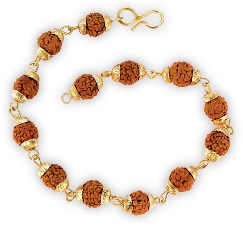 Men’s Authentic Rudraksha Bracelet  Spiritual Healing & Protection