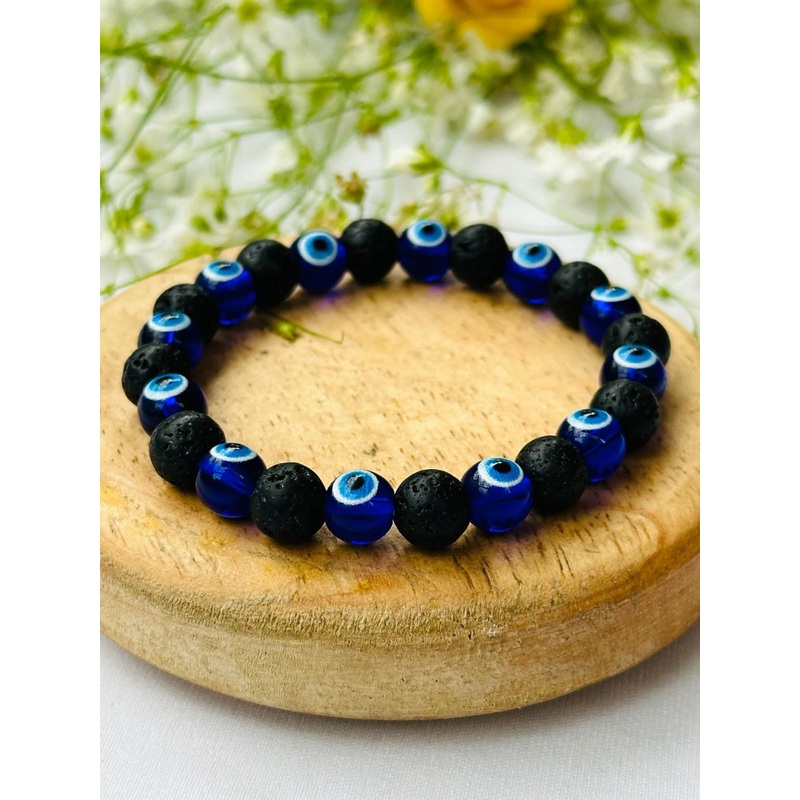 BLESSING CRYSTAL BRACELET Blue Evil Eye Stone Crystal
