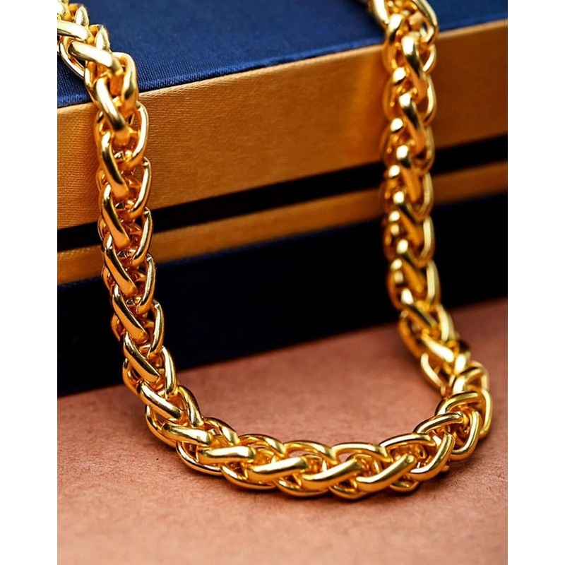 Gold Plated Rope Chain For Men and Women (Thick)