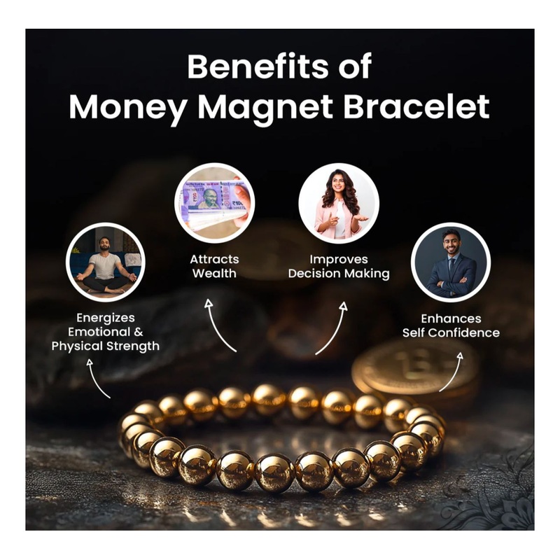 Money Magnet Beads Bracelet