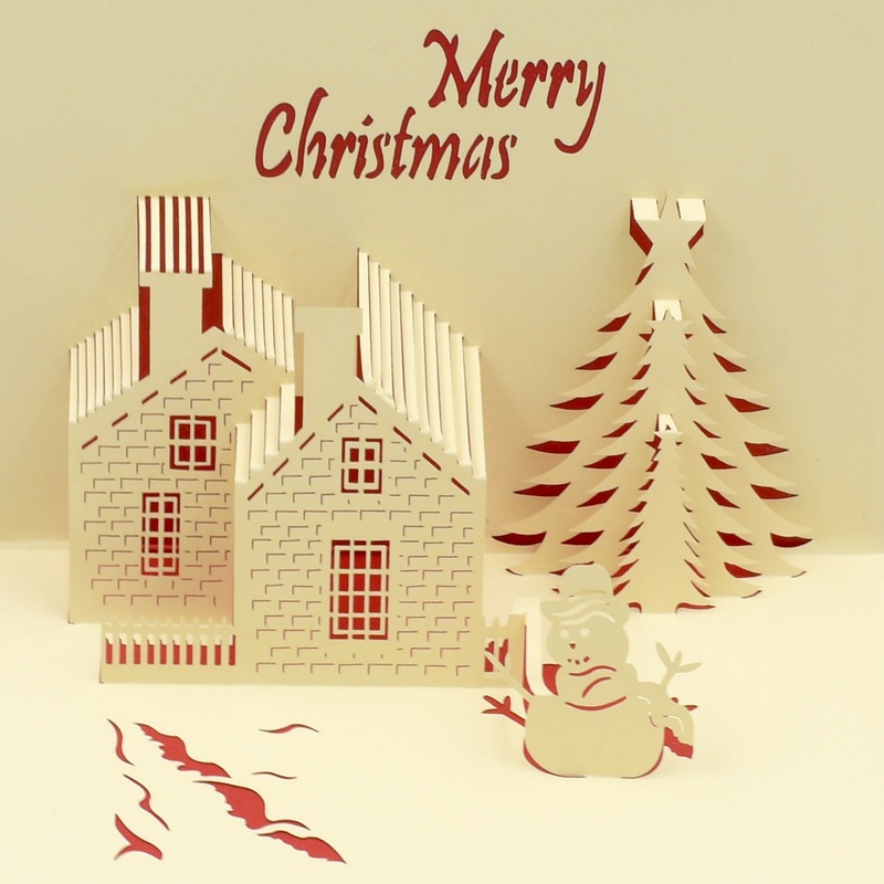 3D Paper Wish Card  High Quality Greeting Card for Birthday, Valentine, Love, Christmas & More (1 Pc)