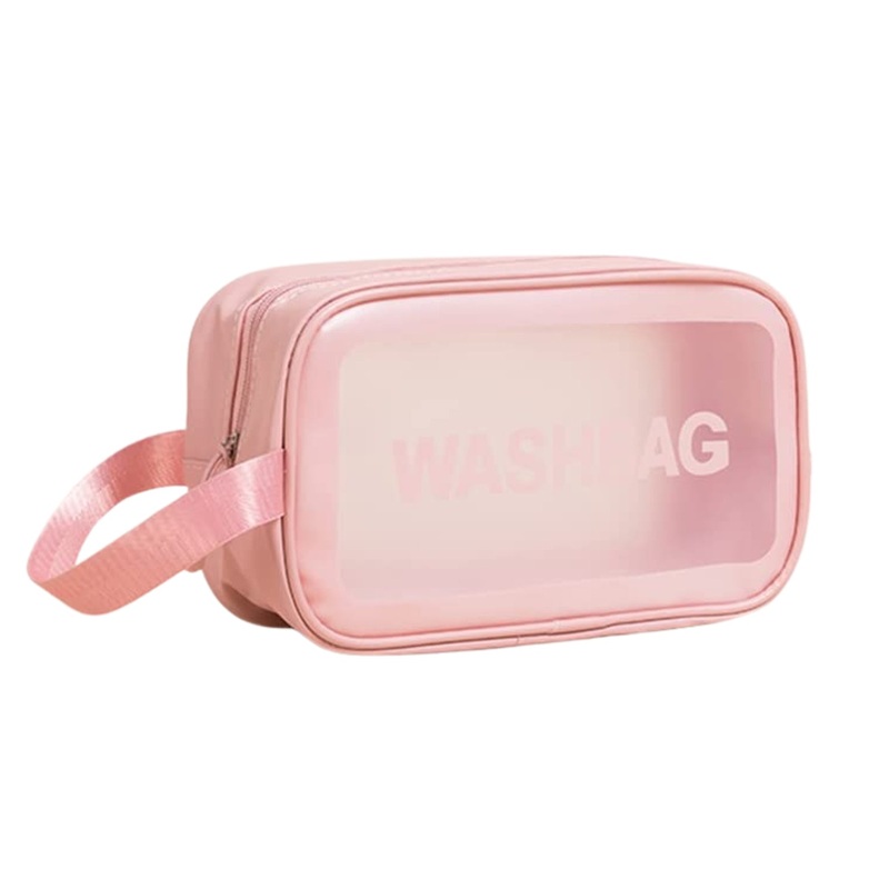 Cosmetic Pouch, Make up Bag for Home & Travel, Toiletry Bag for Cosmetics, Brushes, Accessories Set of 3 Small, Medium & Big – Wash Bag