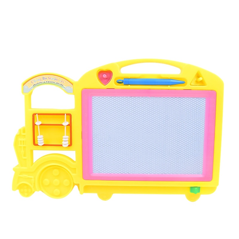 Bus Shape Drawing & Writing Slate Board for Kids (1 pc / 32  21 Cm)