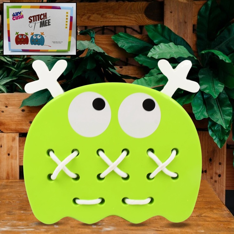 Stitch Mee Puzzle Toy, A Stitch of Many Styles Playable Game, Brain Games, Learning Game, Birthday Gift for kid’s (1 Pc)