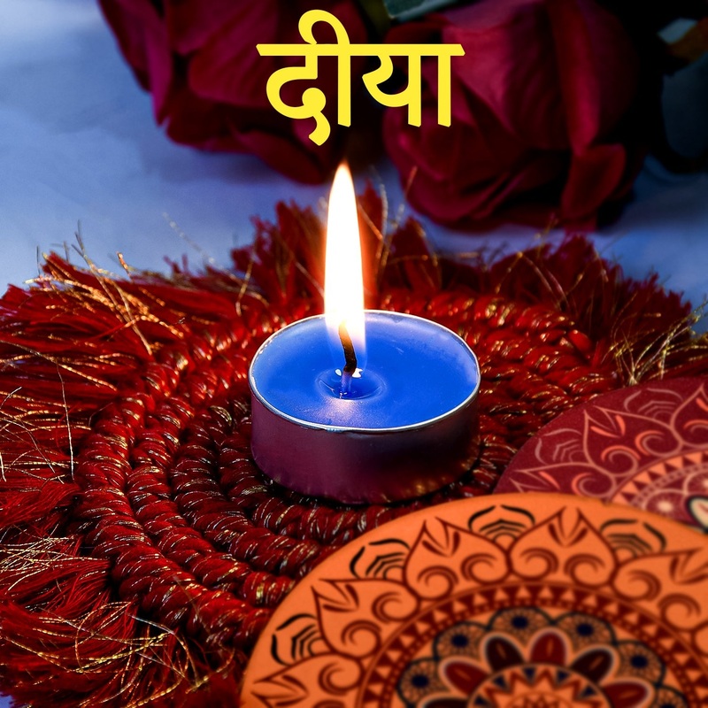 Tealight Diwali Candle  Smokeless, Long-Burning, Mix Color (1 Pc / Mix Color)
