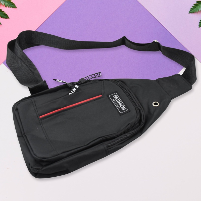 Waterproof Anti-Theft Crossbody Fanny Pack  (1 Pc, Black & Grey)