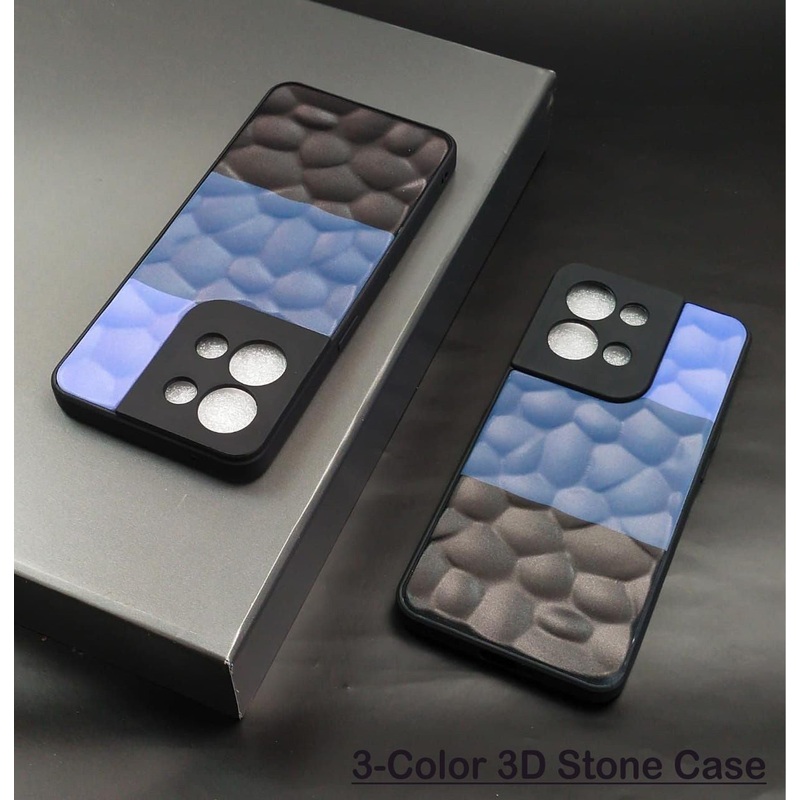 3D Stone Hard Case For Realme