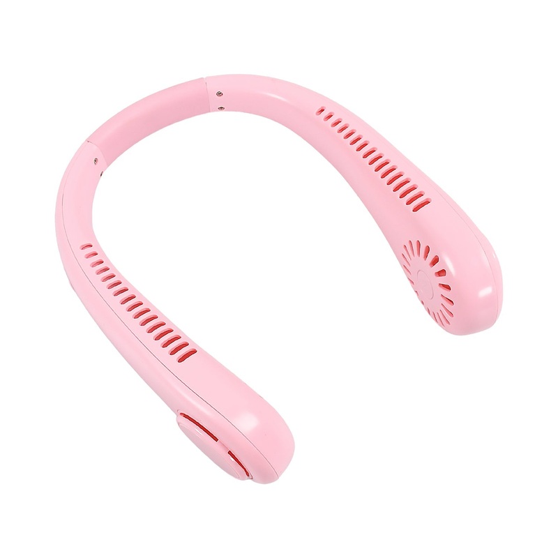 Portable Neck Fan: Holiday Hands Free Bladeless Neck Fan, 360 Cooling Hanging Fan, USB Rechargeable Personal Neck Fan, Wearable Neck Fan Suitable for Traveling