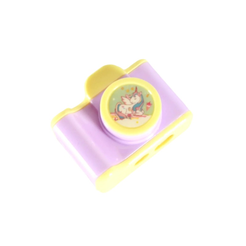 Camera Shape Pencil Sharpener  Stylish & Lightweight Manual Sharpener for Kids & Office Use (1 Pc)