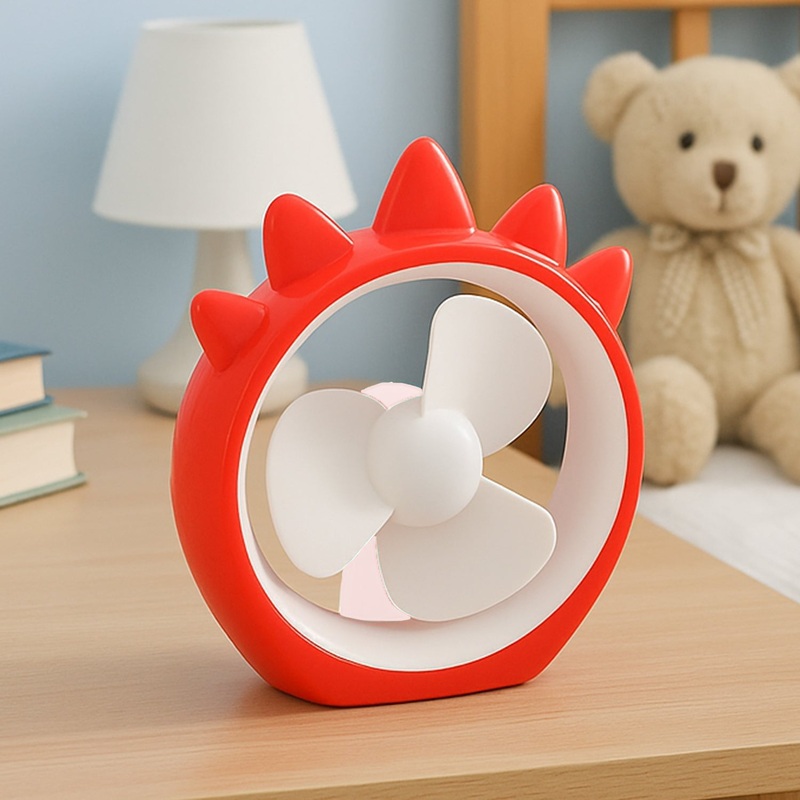 Mini Desktop Fan  Rechargeable USB Cooling Fan for Home, Office & Car (Battery Not Included)